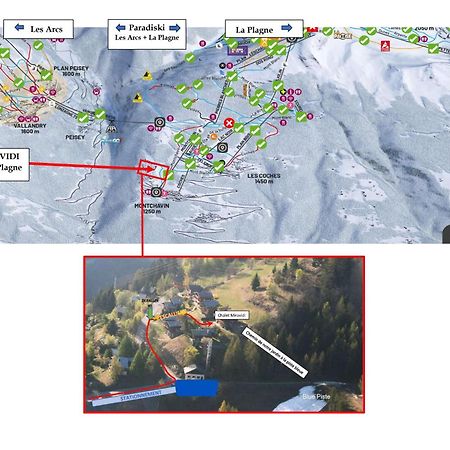 Chalet Miravidi, Montchavin-La Plagne, Jacuzzi & Sauna Exterior photo