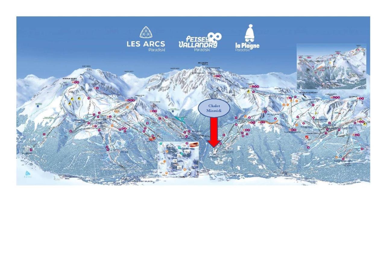 Chalet Miravidi, Montchavin-La Plagne, Jacuzzi & Sauna Exterior photo