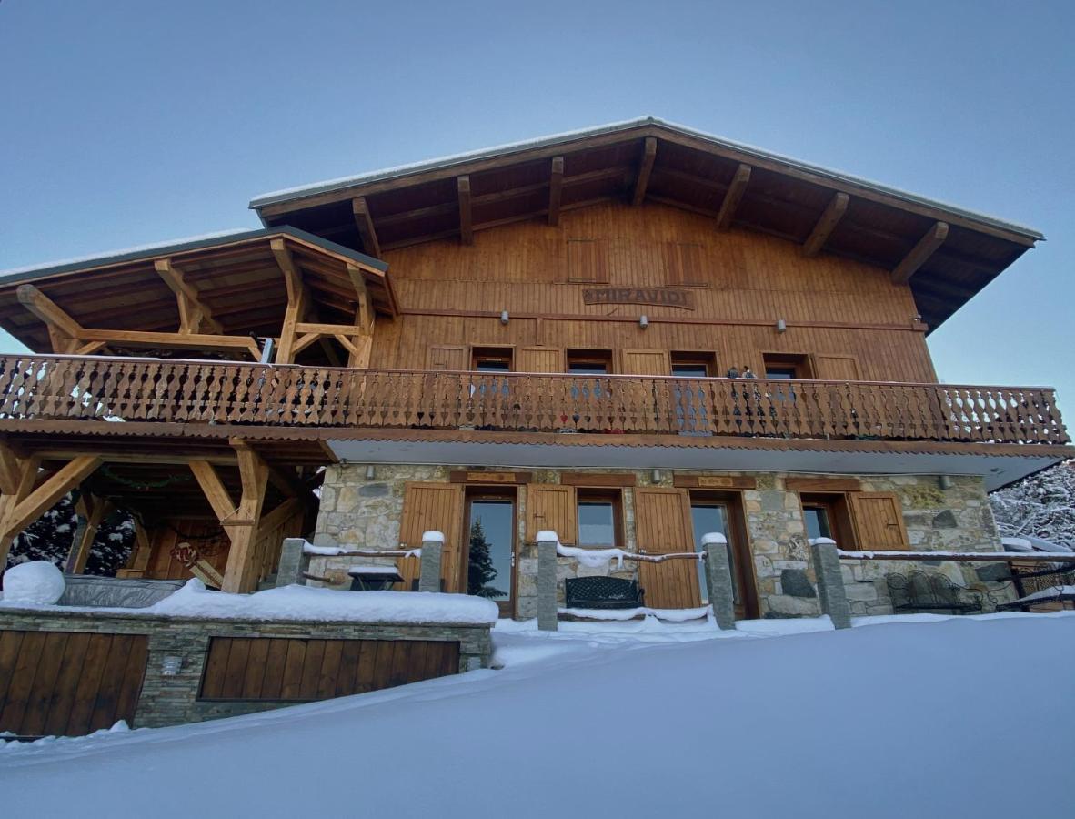 Chalet Miravidi, Montchavin-La Plagne, Jacuzzi & Sauna Exterior photo
